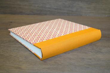 Sturdy linen back, handmade photo album from Germany